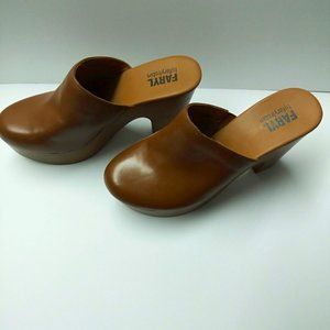Faryl by farylrobin Shoes 8 1/2 Mules Tan